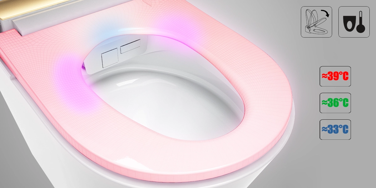 SWS anibakterine sedyne smart toilet